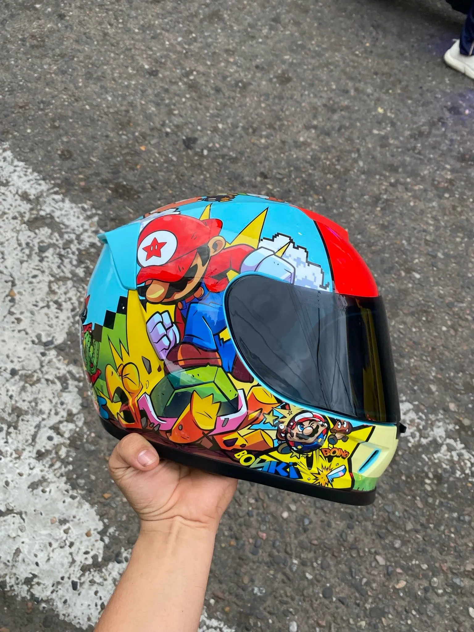 AZUL TURQUESA-ROJO